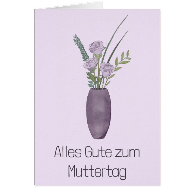 Lila Rose Bouquet zum Muttertag (Vorne)