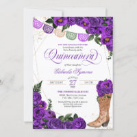 Lila Rose Charra Cowgirl Boots Quinceañera