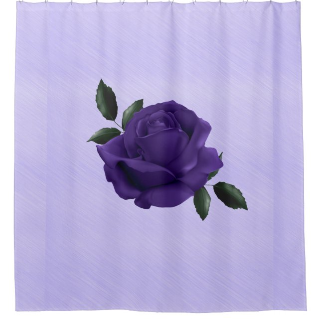 Lila Rose Duschvorhang (Vorderseite)