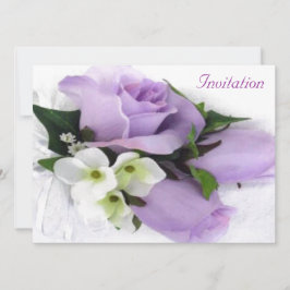 Lila Rose Einladung zur Hochzeit