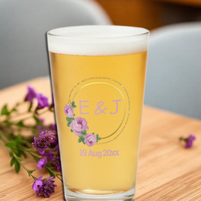 Lila Rose Hochzeit Glas (Von Creator hochgeladen)