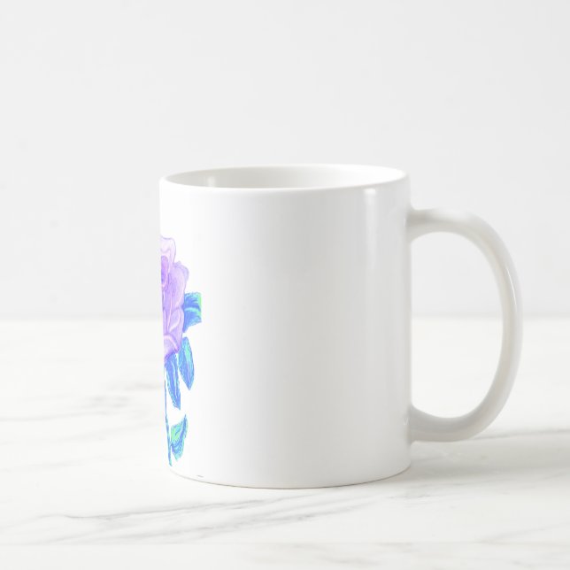 Lila Rose Kaffeetasse (Rechts)
