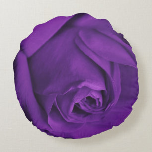 Lila Rose Rundkissen Rundes Kissen