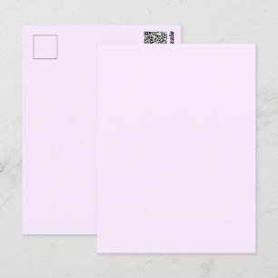 Lila Rose Sanft Blass Weiß Pastell Einheitliche Fa Postkarte