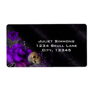 Lila Rose + Skull Gothic Goth Fantasy Magic