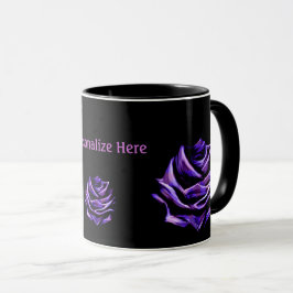 Lila Rose über die Tasse der Black Personalisiert
