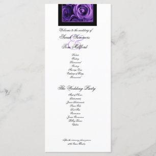 LILA ROSE und LILA LACE-Hochzeitsprogramm Programm