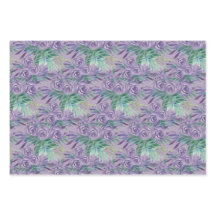 Lila Rose Wasserfarben Handlackiert