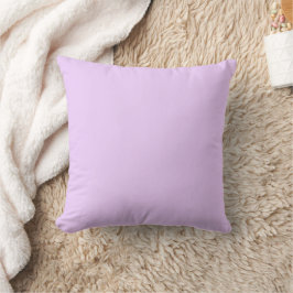 Lila Rose Weich weißes, helles Pastell Solid Color Kissen