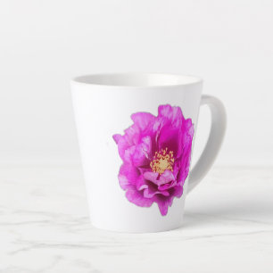 Lila Rosen-Tasse Milchtasse