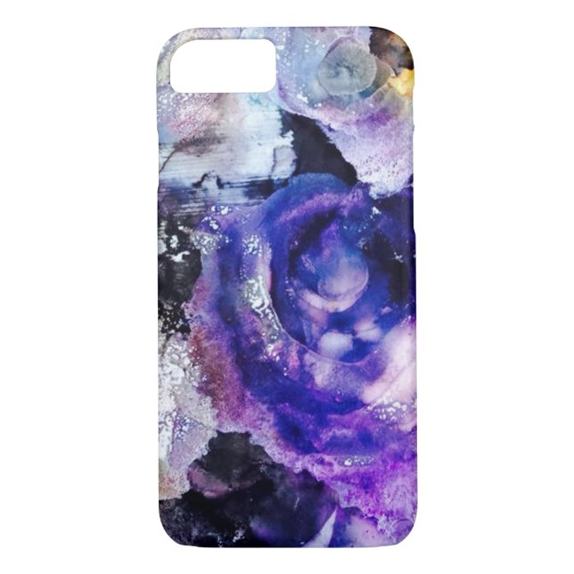 Lila Rosen-Telefon-Kasten Case-Mate iPhone Hülle (Rückseite)