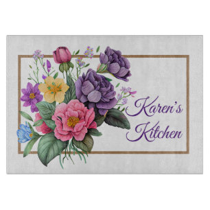 Lila RosenBouquet Schneidebrett