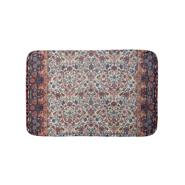 Lila Rot  Badematte (Vorderseite)