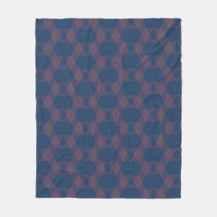 Lila, rote, trendige, coole, moderne Dekoration Fleecedecke