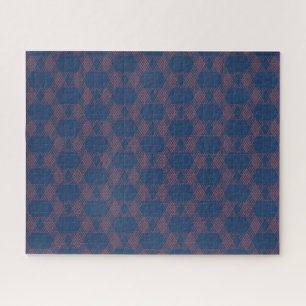 Lila, rote, trendige, coole, moderne Dekoration Puzzle