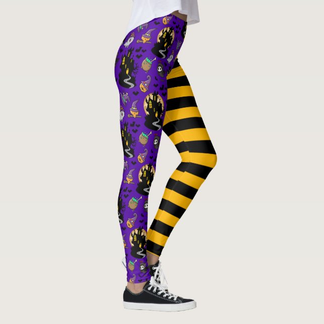 Lila-Rotzerhaumoutfit Leggings (Rechts)