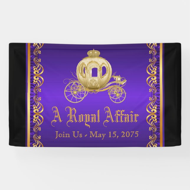Lila Royal Carriage Banner (Horizontal)