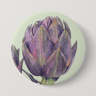 Lila Runder Knopf Button