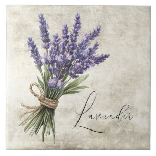 Lila-rustikale Blumen-Fliesen aus Keramik-Imitat Fliese