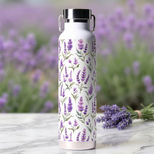 Lila Salbei Grün Lavendel Blumen Trinkflasche
