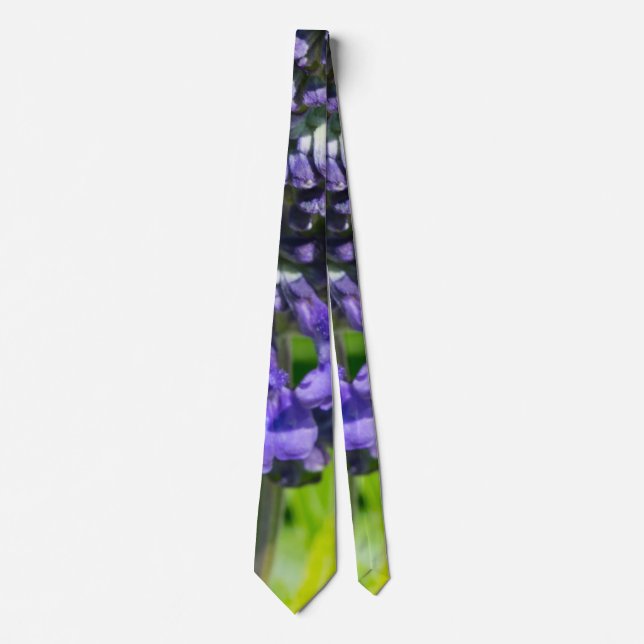 Lila Salvia Neck Tie Krawatte (Vorderseite)