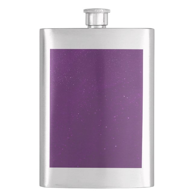 Lila Sand Flachmann (Vorderseite)