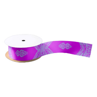 Lila Satin Ribbon Satinband