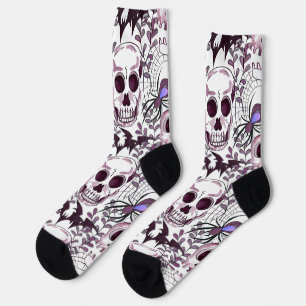 Lila Schädel, Fledermäuse und Sortierung Socken