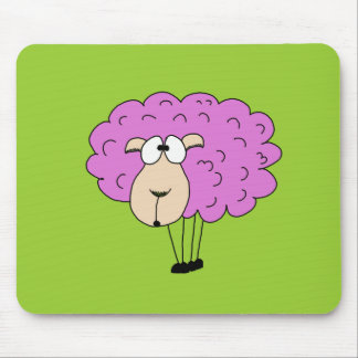 Lila Schafe Mousepad