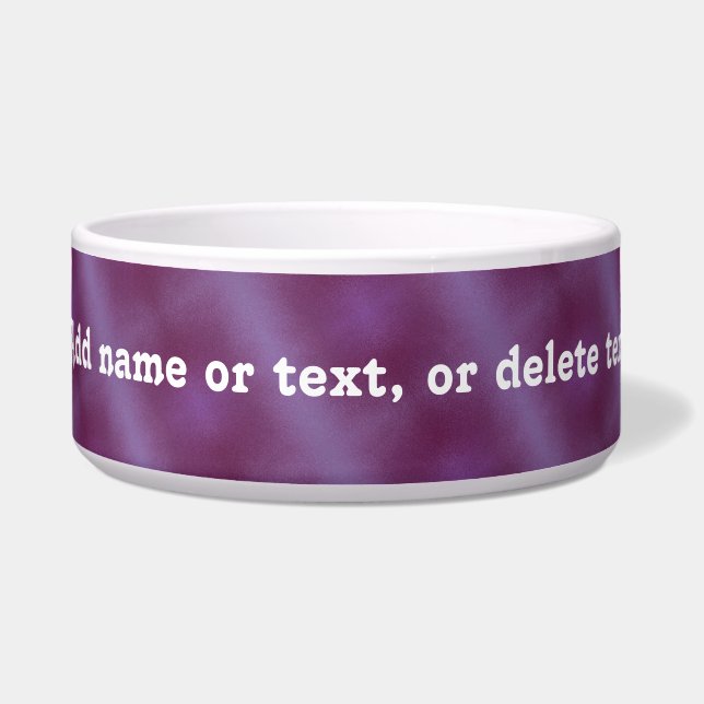 Lila Schale Napf (Vorderseite)