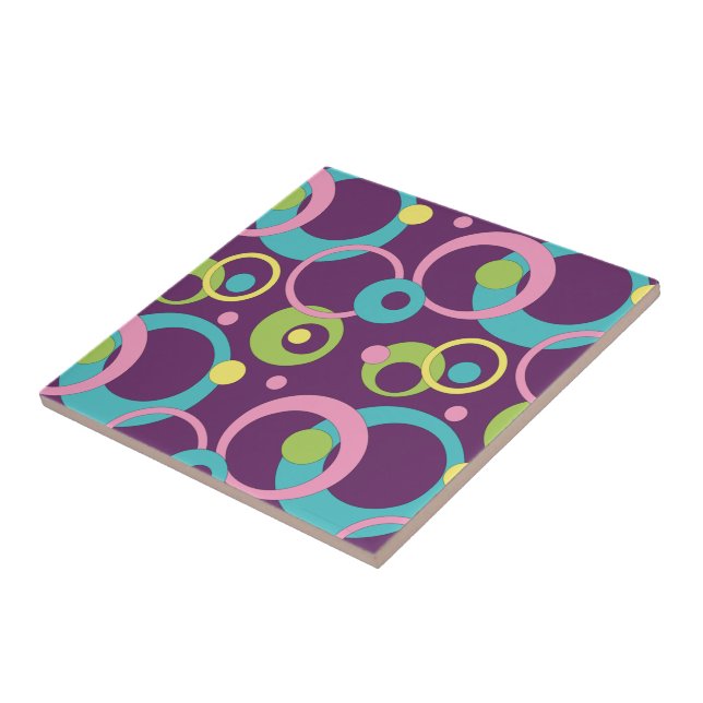 Lila Schaltkreise für Funky Fliese (Seite)