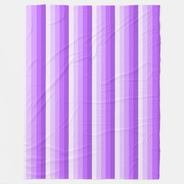 Lila Schattenstreifen Fleecedecke (Vorderseite)
