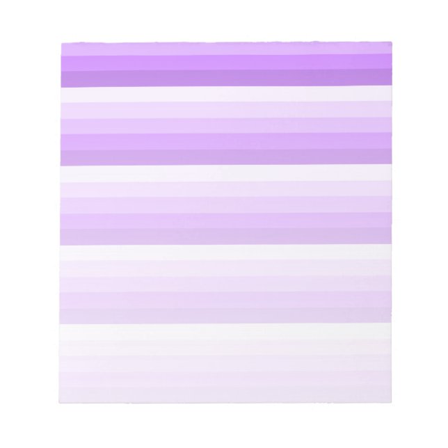 Lila Schattenstreifen Notizblock (Vorderseite)
