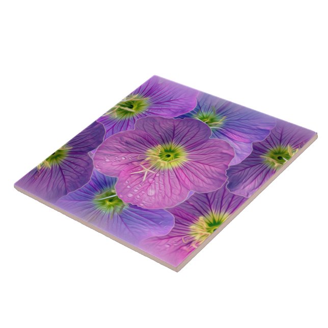 Lila Schattierungen Fliese (Seite)