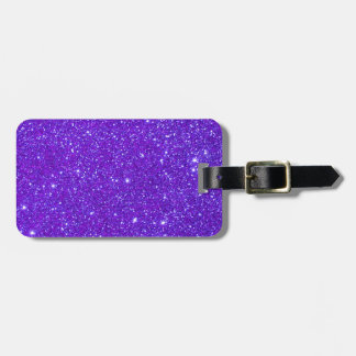 Lila Schein-Glitzer fertigen Ihre Selbst Gepäckanhänger