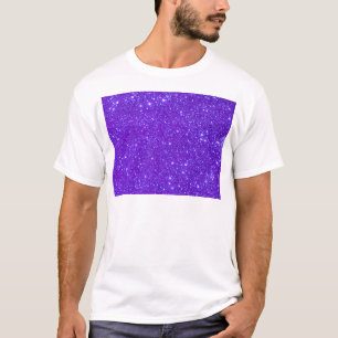 Lila Schein-Glitzer fertigen Ihre Selbst T-Shirt