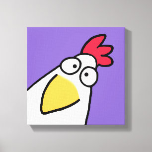 Lila SCHICKEN von Sandra Boynton Leinwanddruck