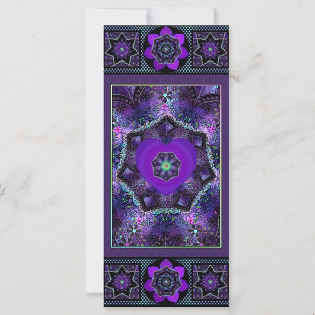 Lila Schirm und Herz .7 (Vorderseite)