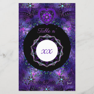 Lila Schirm und Herz .7