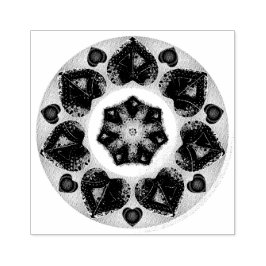 Lila Schirm und Herz .7 Gummistempel