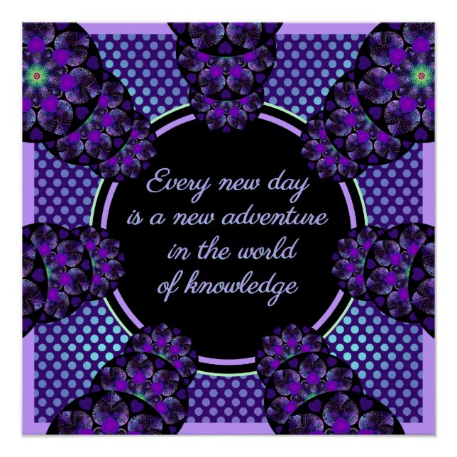 Lila Schirm und Herz .7 Poster (Vorderseite)