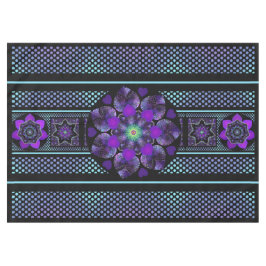 Lila Schirm und Herz .7 Tischdecke