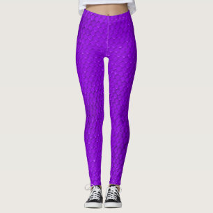 lila Schlangenhaut Leggings