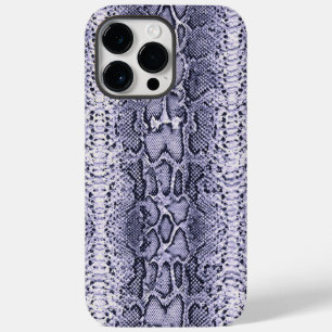 Lila Schlangenhautwerbung Case-Mate iPhone 14 Pro Max Hülle