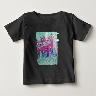 Lila Schloss in Budapest Baby T-shirt