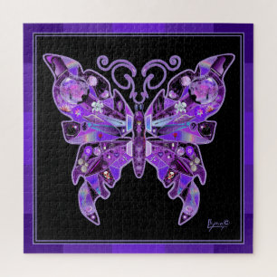 Lila Schmetterling 31 Puzzle