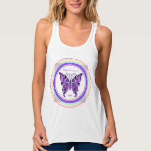 Lila Schmetterling 31 Tank Top