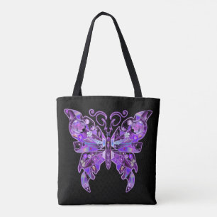 Lila Schmetterling 31 Tote Bag