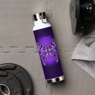 Lila Schmetterling 31 Trinkflasche