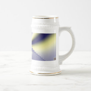 Lila Schmetterling Bierglas